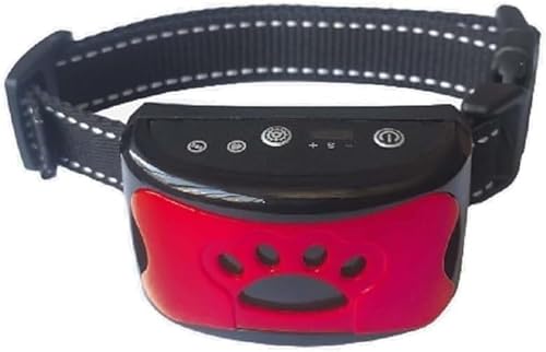 Nylon-Hundehalsbänder, Haustierhalsbänder, Automatisches Halsband, Sicherheit Im Freien, Längenverstellbar, Geeignet for Alle Hunde, Effektiv, Schnell Waschbar (Color : Red) von tylxayoxa