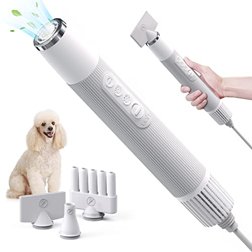uahpet Hundefön Tierhaartrockner Tragbarer Handheld Haartrockner Blower hundefön Intelligentes Temperaturkontrolle, mit Einstellbarer Windgeschwindigkeit,mit 3 Verschiedenen Düsen. uahpet Hundefön Tierhaartrockner Tragbarer Handheld Haartrockner Blower hundefön Intelligentes Temperaturkontrolle, mit Einstellbarer Windgeschwindigkeit,mit 3 Verschiedenen Düsen. von uahpet