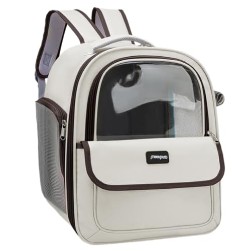uikios Handtasche für Haustiere, Katzentransporttasche, weich, große Kapazität, mit Leine, atmungsaktiv, Haustier-Tourismus-Tasche von uikios