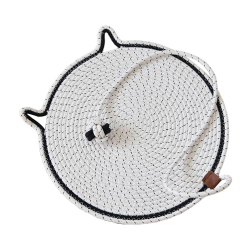 uikios Haustierbett, gewebte Matte, kratzfest, Cartoon-Kätzchen-Motiv, Hundematte, kratzfestes Nest, maschinenwaschbar uikios Haustierbett, gewebte Matte, kratzfest, Cartoon-Kätzchen-Motiv, Hundematte, kratzfestes Nest, maschinenwaschbar von uikios