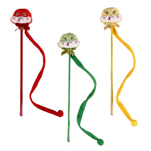 uikios Interaktiver Katzenspielzeug mit Maskottchen, Cartoon-Schlange für den Innenbereich, Schlangenmaskottchen, Teaser, Katzenspielzeug, Zauberstab, Stick uikios Interaktiver Katzenspielzeug mit Maskottchen, Cartoon-Schlange für den Innenbereich, Schlangenmaskottchen, Teaser, Katzenspielzeug, Zauberstab, Stick von uikios