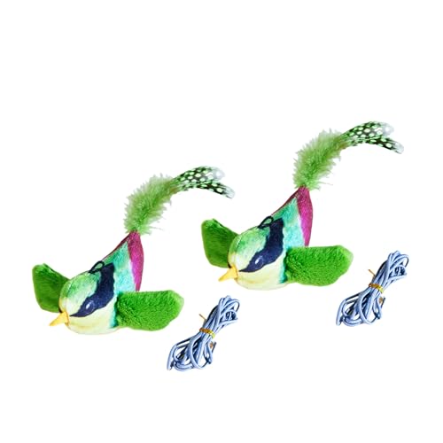 uikios Katzen Vogelspielzeug Kätzchen Quietschspielzeug mit Geräuschen, Zahnen, Kauvogel mit Geräusch zum Trainieren uikios Katzen Vogelspielzeug Kätzchen Quietschspielzeug mit Geräuschen, Zahnen, Kauvogel mit Geräusch zum Trainieren von uikios