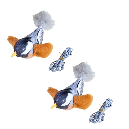 uikios Katzen Vogelspielzeug Kätzchen Quietschspielzeug mit Geräuschen, Zahnen, Kauvogel mit Geräusch zum Trainieren uikios Katzen Vogelspielzeug Kätzchen Quietschspielzeug mit Geräuschen, Zahnen, Kauvogel mit Geräusch zum Trainieren von uikios