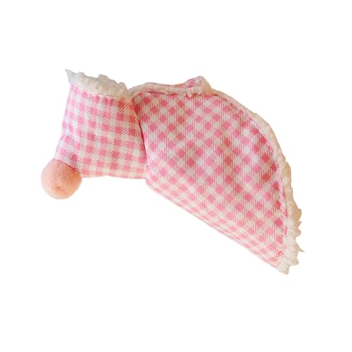 uikios Warmer, karierter Vogelumhang für Papageien und Wellensittiche, warmer Umhang, Winter-Outfit für kleine Haustiere, leicht zu tragen und von uikios