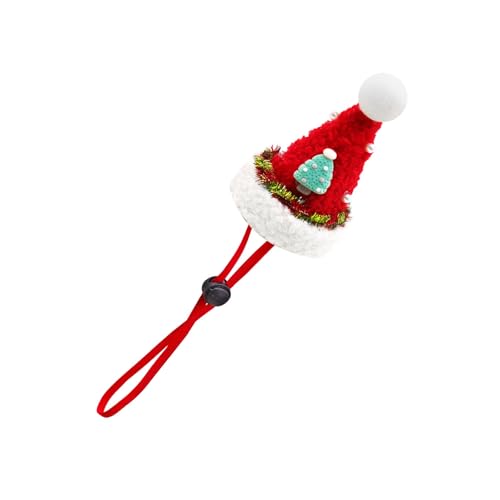 uikios Weihnachts-Kopfbedeckung für Haustiere, Weihnachtsdekoration, Rentier, Schneeflocken, Weihnachtsmann, Hunde-Kopfbedeckung, Foto-Requisiten von uikios