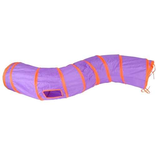 Best Cat Toys S Shape Pet Tunnel Funny Kitten Tube Collapsible Interactive Training Toy Cat Essentials for Indoor Cats von ulafbwur