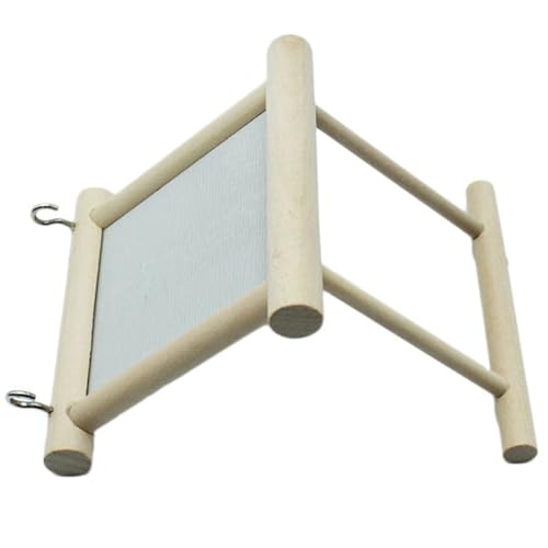 Halterung Lustiges Vogelspielzeug aus Holz, Spiegelständer, Plattform, Spielzeug für Papageien, Nymphensittiche, Vogel Halterung Lustiges Vogelspielzeug aus Holz, Spiegelständer, Plattform, Spielzeug für Papageien, Nymphensittiche, Vogel von ulafbwur