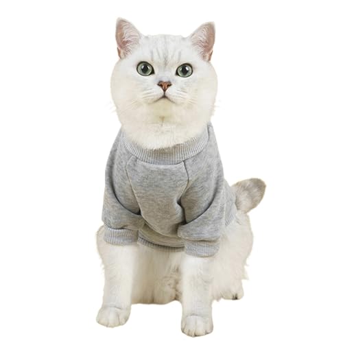 Haustierpullover, Rundhalsausschnitt, einfarbig, verdickt, für den Herbst Haustierpullover, Rundhalsausschnitt, einfarbig, verdickt, für den Herbst von ulafbwur