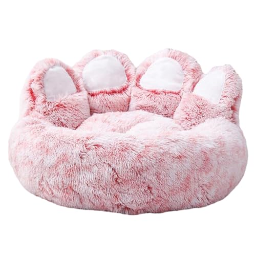 Weiches Hundebett, rund, ultraweich, warm, Hundehütte, Pfotenform, PP-gefüllt, für kleine Hunde, rutschfest, abnehmbar, waschbar, erholsamer Schlaf, Katzenbett, warmes Hundebett Weiches Hundebett, rund, ultraweich, warm, Hundehütte, Pfotenform, PP-gefüllt, für kleine Hunde, rutschfest, abnehmbar, waschbar, erholsamer Schlaf, Katzenbett, warmes Hundebett von ulafbwur