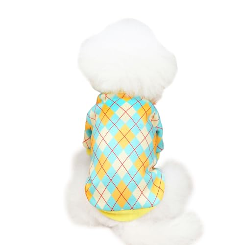Winter-Hundekleidung, Haustier-Sweatshirt, Rundhalsausschnitt, klassisch, kariert, warm, niedlich, Streetwear, bedruckter Pullover, Hundepullover, zweibeinige Kleidung, Welpen-Kostüm Winter-Hundekleidung, Haustier-Sweatshirt, Rundhalsausschnitt, klassisch, kariert, warm, niedlich, Streetwear, bedruckter Pullover, Hundepullover, zweibeinige Kleidung, Welpen-Kostüm von ulafbwur