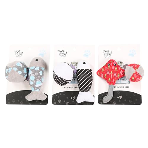 ulafbwur Best Cat Toys 6 Stück Plüsch Fisch Ball Lustiges Haustier Katzen Teaser Interaktives Spielzeug Lustiges Katzenspielzeug ulafbwur Best Cat Toys 6 Stück Plüsch Fisch Ball Lustiges Haustier Katzen Teaser Interaktives Spielzeug Lustiges Katzenspielzeug von ulafbwur