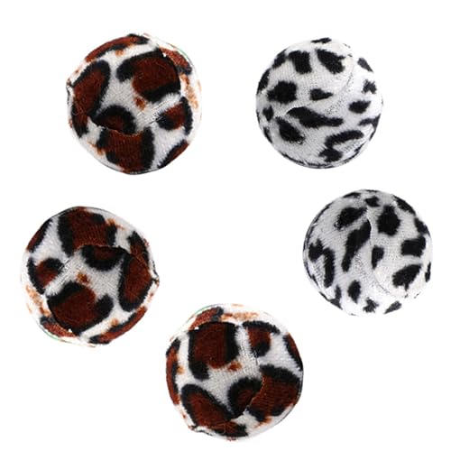 ulafbwur Best Cat Toys Katzenspielzeug, lustiges Zebrastreifen, Leopardenball, interaktives Spielzeug, interaktives Spielzeug, 5 Stück ulafbwur Best Cat Toys Katzenspielzeug, lustiges Zebrastreifen, Leopardenball, interaktives Spielzeug, interaktives Spielzeug, 5 Stück von ulafbwur