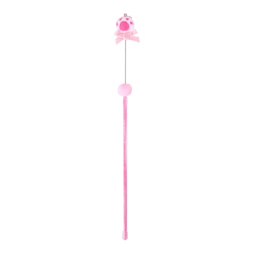 ulafbwur Best Cat Toys Zauberstab, langer Stab, Druckentlastung, elastischer Ball, Kätzchen, Teaser, interaktive Glockenstange für Zuhause, Spielzeug, lustiges Katzenspielzeug ulafbwur Best Cat Toys Zauberstab, langer Stab, Druckentlastung, elastischer Ball, Kätzchen, Teaser, interaktive Glockenstange für Zuhause, Spielzeug, lustiges Katzenspielzeug von ulafbwur