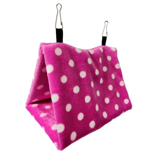 ulafbwur Hängematte für Haustiere, Vögel, Papageien, Winter, warm, weich, Plüsch, zum Aufhängen, Schlafnester, Käfig-Hängematte ulafbwur Hängematte für Haustiere, Vögel, Papageien, Winter, warm, weich, Plüsch, zum Aufhängen, Schlafnester, Käfig-Hängematte von ulafbwur