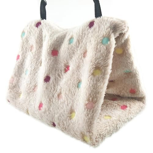 ulafbwur Hängematte für Haustiere, Vögel, Papageien, Winter, warm, weich, Plüsch, zum Aufhängen, Schlafnester, Käfig-Hängematte ulafbwur Hängematte für Haustiere, Vögel, Papageien, Winter, warm, weich, Plüsch, zum Aufhängen, Schlafnester, Käfig-Hängematte von ulafbwur