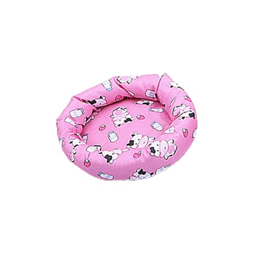 ulafbwur Hamsterbett, gute Elastizität, dekorativ, runde Form, bequem, weiche Haptik, Ruhe und Schlaf, Cartoon-Hamsterbett, weiches warmes Kissen ulafbwur Hamsterbett, gute Elastizität, dekorativ, runde Form, bequem, weiche Haptik, Ruhe und Schlaf, Cartoon-Hamsterbett, weiches warmes Kissen von ulafbwur
