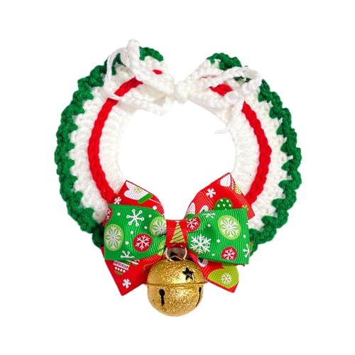 ulafbwur Haustier-Halstuch, Weihnachten, hautfreundlich, exquisites Muster, elastisch, verstellbar, nicht reizend, Polyester, Schleife, Knoten-Stil, Haustier-Katzen-Dekoration ulafbwur Haustier-Halstuch, Weihnachten, hautfreundlich, exquisites Muster, elastisch, verstellbar, nicht reizend, Polyester, Schleife, Knoten-Stil, Haustier-Katzen-Dekoration von ulafbwur