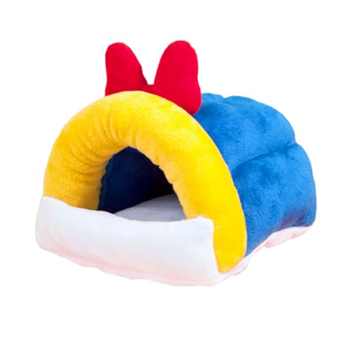 ulafbwur Haustierbett mit Cartoon-Design, Hamster-Design, kleines Haustierhaus, atmungsaktiv, bequem, warm, Hamsterbett, Kleintierbedarf, niedliches und exquisites Haustierbett ulafbwur Haustierbett mit Cartoon-Design, Hamster-Design, kleines Haustierhaus, atmungsaktiv, bequem, warm, Hamsterbett, Kleintierbedarf, niedliches und exquisites Haustierbett von ulafbwur