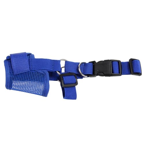 ulafbwur Hundemaulkorb, nicht reizend, atmungsaktiv, lebendige Farben, schnelle Passform, Maulkorb, Haustier-Mundabdeckung, Dekoration, kompatibel mit Outdoor, Dunkelblau, Größe M ulafbwur Hundemaulkorb, nicht reizend, atmungsaktiv, lebendige Farben, schnelle Passform, Maulkorb, Haustier-Mundabdeckung, Dekoration, kompatibel mit Outdoor, Dunkelblau, Größe M von ulafbwur