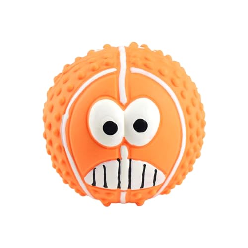 ulafbwur Hundespielzeug, quietschendes Spielzeug, lebendiger eingebauter Klang, Training, bissfester Gummiball mit 3D-Vorsprüngen, Haustier-Outdoor-Spielzeug, Hundespielzeug ulafbwur Hundespielzeug, quietschendes Spielzeug, lebendiger eingebauter Klang, Training, bissfester Gummiball mit 3D-Vorsprüngen, Haustier-Outdoor-Spielzeug, Hundespielzeug von ulafbwur