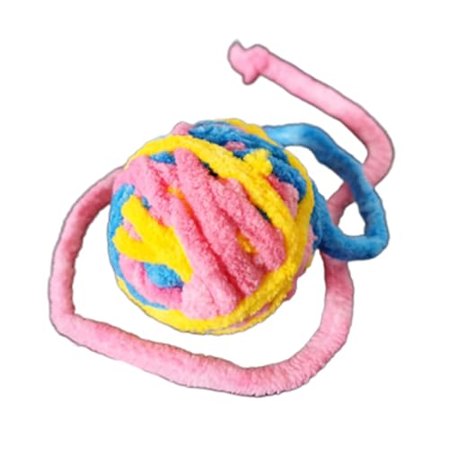 ulafbwur Katzenspielzeug, interaktives Haustier, Katzen, Kätzchen, Polyester-Ball, Molar, interaktives Spieltraining, Quietschspielzeug, cooles Katzenspielzeug ulafbwur Katzenspielzeug, interaktives Haustier, Katzen, Kätzchen, Polyester-Ball, Molar, interaktives Spieltraining, Quietschspielzeug, cooles Katzenspielzeug von ulafbwur