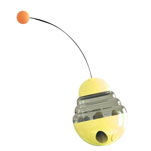 ulafbwur Katzenspielzeug, lustiger Trinkbecher, langsames Fressen, Futterspender, Ball, Teaser, Spielzeug, niedliches Katzenspielzeug ulafbwur Katzenspielzeug, lustiger Trinkbecher, langsames Fressen, Futterspender, Ball, Teaser, Spielzeug, niedliches Katzenspielzeug von ulafbwur