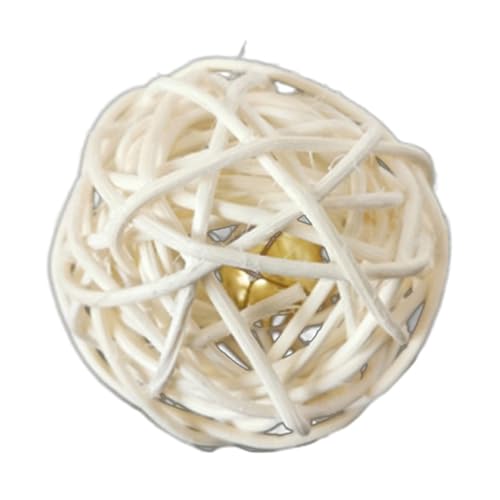 ulafbwur Katzenspielzeug-Ball mit Glockenkäfig-Form, tragbarer Ball für Zuhause, Weidenball, bestes Katzenspielzeug für Indoor-Katzen ulafbwur Katzenspielzeug-Ball mit Glockenkäfig-Form, tragbarer Ball für Zuhause, Weidenball, bestes Katzenspielzeug für Indoor-Katzen von ulafbwur