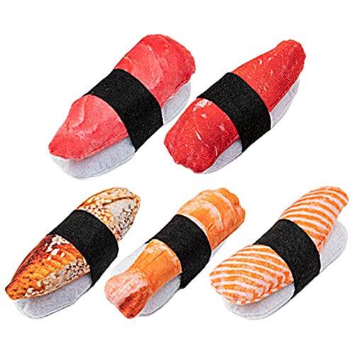ulafbwur Katzenspielzeug Realistisches Kratzfestes Lustiges Spielzeug Schöne Sushi-Form Eingebautes Interaktives Plüschtier Interaktives Plüschtier Home Alone Katzenspielzeug ulafbwur Katzenspielzeug Realistisches Kratzfestes Lustiges Spielzeug Schöne Sushi-Form Eingebautes Interaktives Plüschtier Interaktives Plüschtier Home Alone Katzenspielzeug von ulafbwur