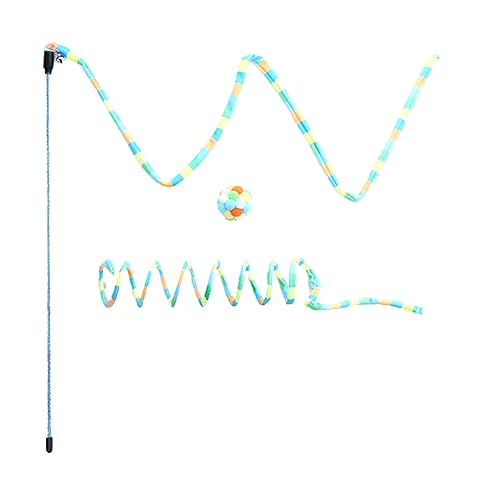 ulafbwur Katzenspielzeug für Indoor-Katzen, langer Stab, Entlastung, Druck, elastischer Ball, Cartoon-Typ, Haustierspielzeug für Zuhause, einzigartiges Katzenspielzeug ulafbwur Katzenspielzeug für Indoor-Katzen, langer Stab, Entlastung, Druck, elastischer Ball, Cartoon-Typ, Haustierspielzeug für Zuhause, einzigartiges Katzenspielzeug von ulafbwur
