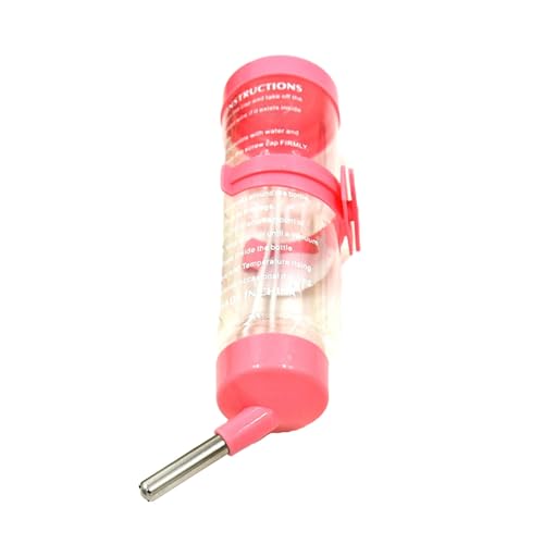 ulafbwur Kunststoff-Wasserflasche, 80 ml/125 ml, Stahlkugel-Design, tropffrei, Kunststoff, für Kleintiere, Haustierbedarf, Hamster, Wasserflasche, Spender ulafbwur Kunststoff-Wasserflasche, 80 ml/125 ml, Stahlkugel-Design, tropffrei, Kunststoff, für Kleintiere, Haustierbedarf, Hamster, Wasserflasche, Spender von ulafbwur