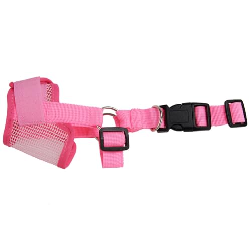 ulafbwur Maulkorb für Hunde, nicht reizend, atmungsaktiv, lebendige Farben, schnelle Passform, Maulkorb, Haustier-Mundabdeckung, Dekoration, kompatibel mit Outdoor, Rosa, Größe XXL ulafbwur Maulkorb für Hunde, nicht reizend, atmungsaktiv, lebendige Farben, schnelle Passform, Maulkorb, Haustier-Mundabdeckung, Dekoration, kompatibel mit Outdoor, Rosa, Größe XXL von ulafbwur