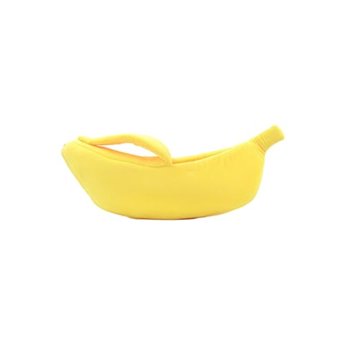 ulafbwur Weiches und gemütliches Haustierbett, niedliche Bananenform, weiche, bequeme Hundehütte, exquisite Verarbeitung, schlafendes Haustierbedarf, Bananenförmiges Haustierbett ulafbwur Weiches und gemütliches Haustierbett, niedliche Bananenform, weiche, bequeme Hundehütte, exquisite Verarbeitung, schlafendes Haustierbedarf, Bananenförmiges Haustierbett von ulafbwur