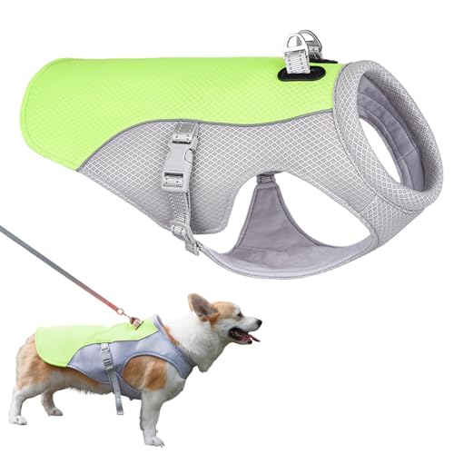 Kühlgeschirr für Hunde, Kühlweste für Hunde – Sommerweste mit drei Schichten für Hunde, kühlende Kleidung für Haustiere, Gesundheitszubehör Kühlgeschirr für Hunde, Kühlweste für Hunde – Sommerweste mit drei Schichten für Hunde, kühlende Kleidung für Haustiere, Gesundheitszubehör von ulapithi