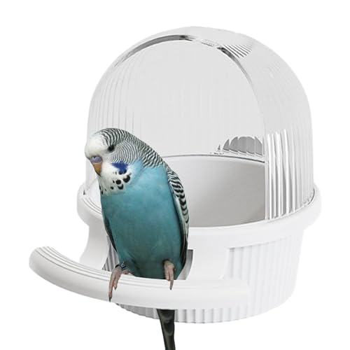 Vogelfutterstation in Käfig, Wellensittich-Futterspender für Vogelkäfig – Futterkäfigspender für Wellensittiche | Eichhörnchensichere Wildvogel-Futterspender für von ulapithi