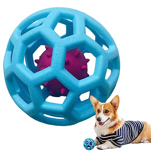 ulapithi Bunte Katzenbälle - Exquisites Welpenspielzeug, ausgehöhltes TPR-Ballspielzeug | Flexibles Balljagdspiel, Katzenspielzeug, Gitterbälle, interaktives Spielzeug mit Glocke für Katzen, Hunde ulapithi Bunte Katzenbälle - Exquisites Welpenspielzeug, ausgehöhltes TPR-Ballspielzeug | Flexibles Balljagdspiel, Katzenspielzeug, Gitterbälle, interaktives Spielzeug mit Glocke für Katzen, Hunde von ulapithi