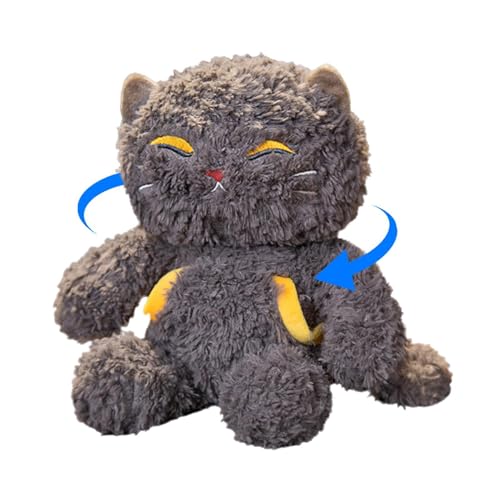 Katzenspielzeug aus Plüsch, Katzenplüschtiere, Katze, drehbarer Kopf, Plüschkissen, niedlicher Rotationskopf, Kätzchen, Plüsch, für und Mädchen, Dekoration Katzenspielzeug aus Plüsch, Katzenplüschtiere, Katze, drehbarer Kopf, Plüschkissen, niedlicher Rotationskopf, Kätzchen, Plüsch, für und Mädchen, Dekoration von ulapithi