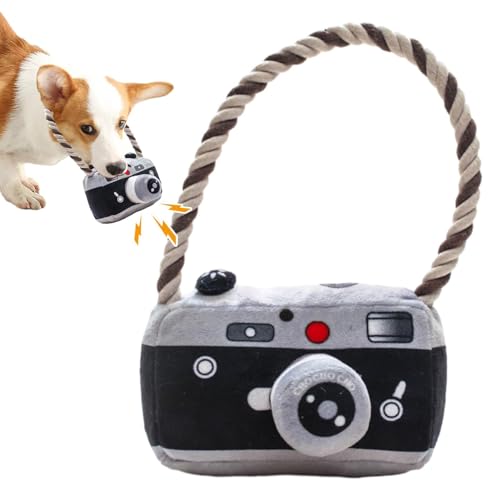 Kauspielzeug für Hunde für aggressive Kauer, Kauspielzeug aus Plüsch für Hunde, quietschendes Hundespielzeug, quietschendes Hundespielzeug, Plüschtier in Kamera-Form, aus Kauspielzeug für Hunde für aggressive Kauer, Kauspielzeug aus Plüsch für Hunde, quietschendes Hundespielzeug, quietschendes Hundespielzeug, Plüschtier in Kamera-Form, aus von ulapithi