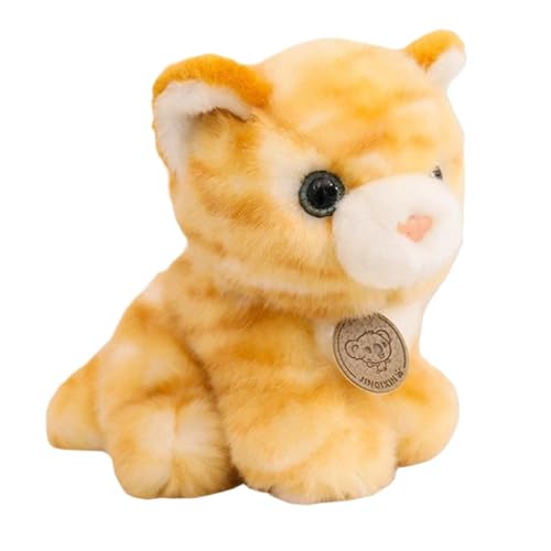 Plüschspielzeug für Katzen, Plüschtiere für Kätzchen – niedliches Plüschspielzeug für Katzen, Plüsch, handgefertigt, aus weichem Kätzchenplüsch, 15,7 cm (6,3 Zoll), für Schlafzimmer von ulapithi