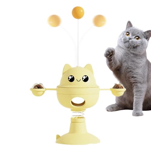 ulapithi Spielzeug für Leckerlis für Katzen, Spielzeug mit Futterspender für Katzen | Beißspielzeug für Katzen, rotierendes Jagdspielzeug für Katzen, Spielzeug für Kätzchen, Spielzeug ulapithi Spielzeug für Leckerlis für Katzen, Spielzeug mit Futterspender für Katzen | Beißspielzeug für Katzen, rotierendes Jagdspielzeug für Katzen, Spielzeug für Kätzchen, Spielzeug von ulapithi