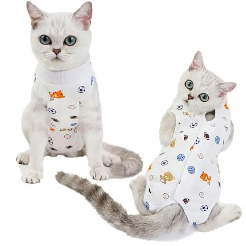 Katzen-Kleidung Haustier Chirurgie Anzug für kleine Hunde Katzen Entwöhnung atmungsaktiv Welpen Anti-Kratz-Körpergurt Weste Katzen-Kleidung Haustier Chirurgie Anzug für kleine Hunde Katzen Entwöhnung atmungsaktiv Welpen Anti-Kratz-Körpergurt Weste von umass
