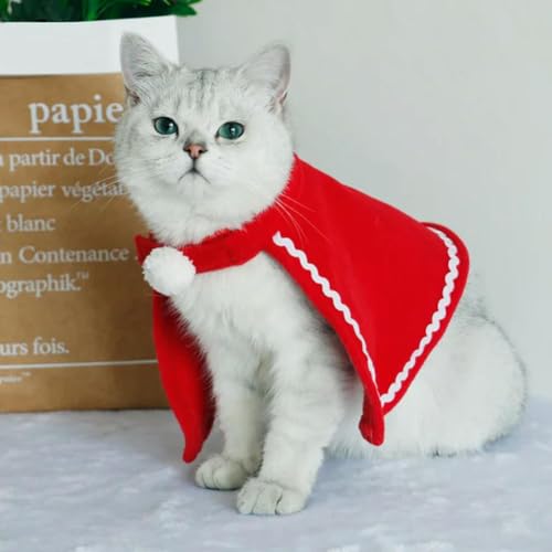 Weihnachten Haustier Kleidung Winter Warm Hund Katze Lustige Umhang Schal Stirnband Party Welpen Kätzchen Kostüm von umass