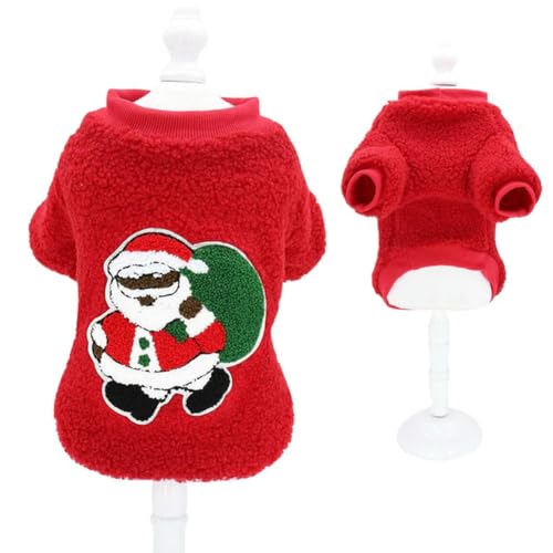 Weihnachten Hund Kleidung Haustier Jahr Kleidung Welpen Katze Kostüm Weiche Fleece Kleidung Kleine Hunde Outfit von umass