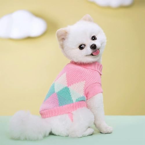 Winter Hund Pullover Welpen Hund Pullover für Kleine Mittlere Hunde Haustier Rollkragen Chihuahua Weste Gestrickt Welpen Katze Mantel Customes von umass