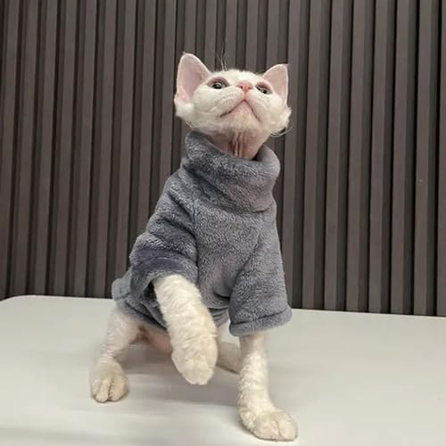 Winter Katze Kleidung Für Warme Hoodies Haustiere Verdicken Mantel Kätzchen Kostüme Jacke Chihuahua Herbst Doppelseitige Plus Samt von umass