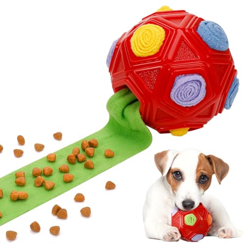 umorismo Schnüffelball für Hundespielzeug, interaktives Hundespielzeug, Ball, Schnüffelball, Futtersuche, Spielzeug für Hunde, fördert Futtersuche, langsames Füttern, Training, Schnüffelspielzeug für von umorismo