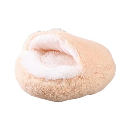 2 in 1 Soft Plush Cat Bed Winter Warm Round Nest Kennel Semi Enclosed Sleep Bag Pet Basket for Small Dogs Cats Sleeping Mat gatos cosas para gatos casa para gatos camas para gatos Katzenzubehör von umsl