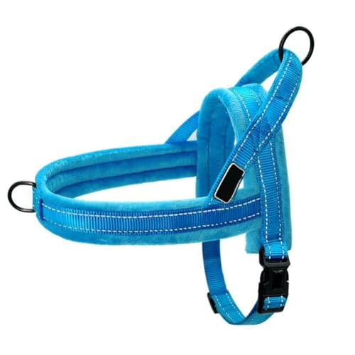 Hundegeschirr, Nylon, groß, reflektierend, gepolstert, für kleine und mittelgroße Hunde, Pitbull Buldog Hundegeschirr, Nylon, groß, reflektierend, gepolstert, für kleine und mittelgroße Hunde, Pitbull Buldog von umsl
