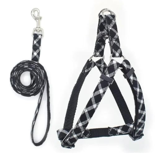 Hundegeschirr, Nylon, kariert, Weihnachts-Serie, für kleine und mittelgroße Hunde Hundegeschirr, Nylon, kariert, Weihnachts-Serie, für kleine und mittelgroße Hunde von umsl