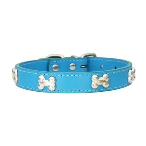Hundehalsband, Knochenleder, langlebig, für Welpen, Mops, für kleine, große Hunde, Chihuahua, Katzen, Zubehör, Haustierhalsband für kleine Hunde, 2 Stück Hundehalsband, Knochenleder, langlebig, für Welpen, Mops, für kleine, große Hunde, Chihuahua, Katzen, Zubehör, Haustierhalsband für kleine Hunde, 2 Stück von umsl