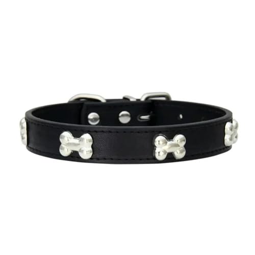 Hundehalsband, Knochenleder, langlebig, für Welpen, Mops, für kleine, große Hunde, Chihuahua, Katzen, Zubehör, Haustierhalsband für kleine Hunde, 2 Stück Hundehalsband, Knochenleder, langlebig, für Welpen, Mops, für kleine, große Hunde, Chihuahua, Katzen, Zubehör, Haustierhalsband für kleine Hunde, 2 Stück von umsl